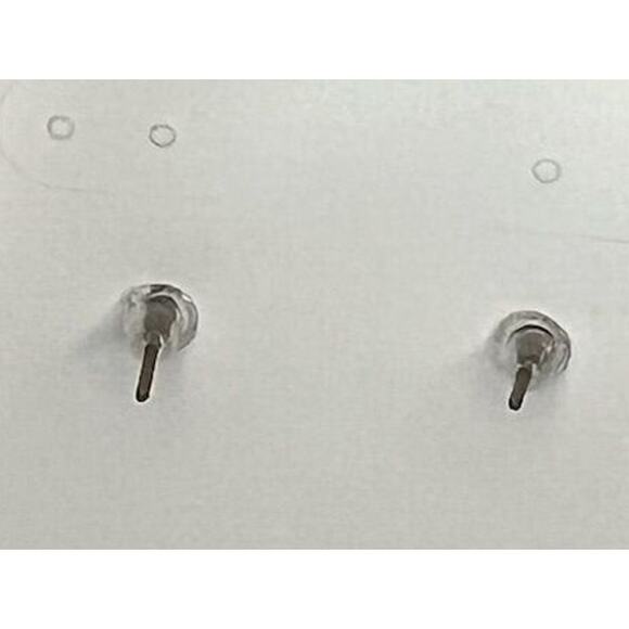 Vintage Enamel Christmas Stud Earrings Red & Cream Women’s 3/4" - Picture 3 of 3